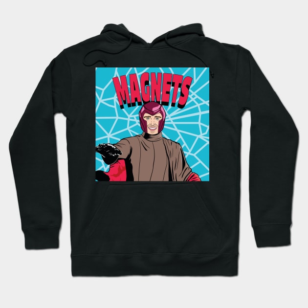 Magnets Hoodie by Adri Hache